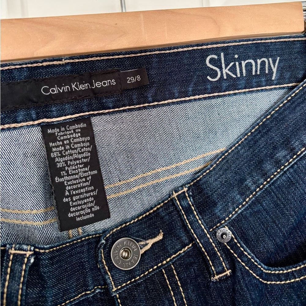Woman’s Calvin Klein Retro 80s, Skinny Fit Jeans. (nwot) - Picture 4 of 9